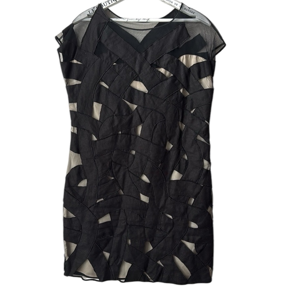 SACHIN & BABI For Ankasa 100% Linen Shift Dress Size 8